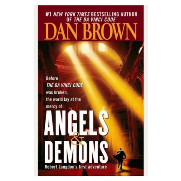 ANGELS & DEMONS Dan Brown Paperback Book Thriller Suspense Religion God Mystery - Picture 1 of 10
